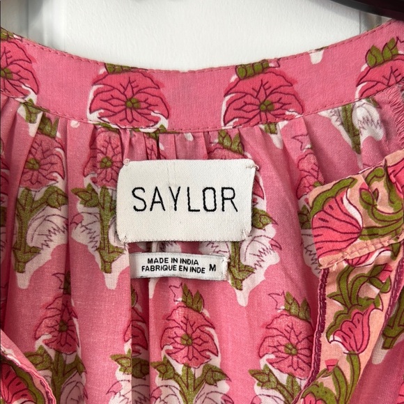 Pink Floral Dress by Saylor size medium - Picture 2 of 3